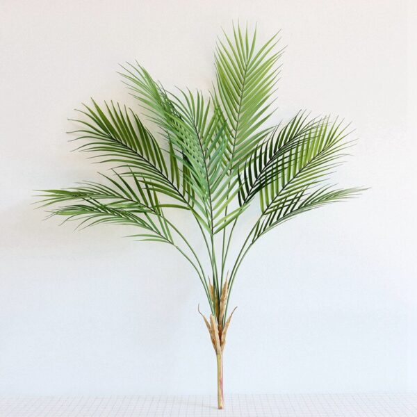 60-88 CM Real Touch Artificial Tree Palm Leaf Plastic Feel Plants Garden Home Decorations Scutellaria Tropical Fake Plants