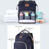 Baby Diaper Bag Bed Backpack For Mom Maternity Bag For Stroller Nappy Bag Large Capacity Nursing Bag for Baby Care Upgrade Hooks