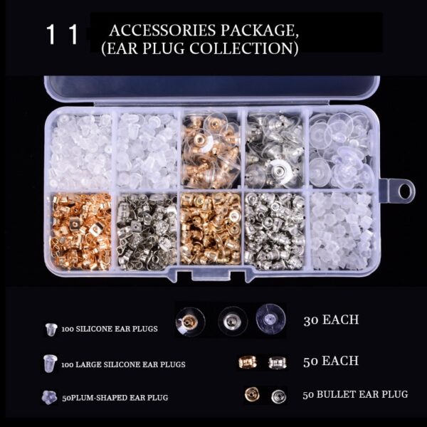 Jewelry box Tool jewelry Making supplies Material Beads Earring Hook Pin Sets for Supplies Lobster Clasp Earrings Accessories