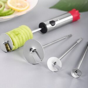 Fruit and Vegetable Corer Fruit Core Remover Set for Vegetables Dig Hole Opener Core Remove Device Vegetable Drill Kitchen Tool