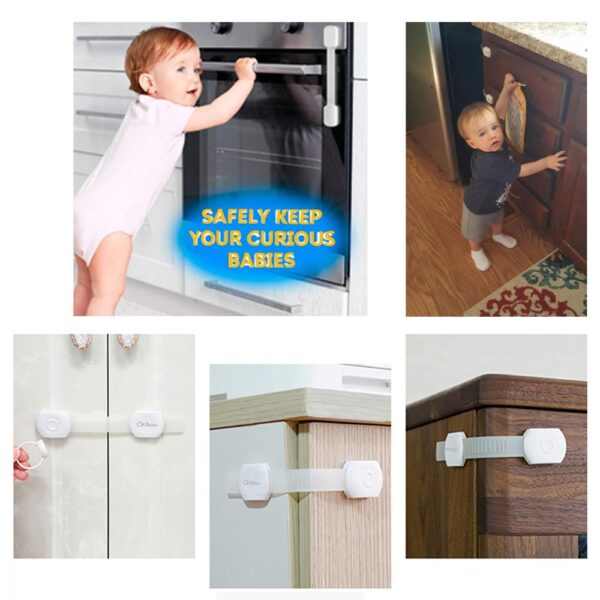 Orzbow Baby Safety Lock For Home Protection From Children Lockers Magnetic Cabinet Door Drawer Refrigerator Security Locks kids