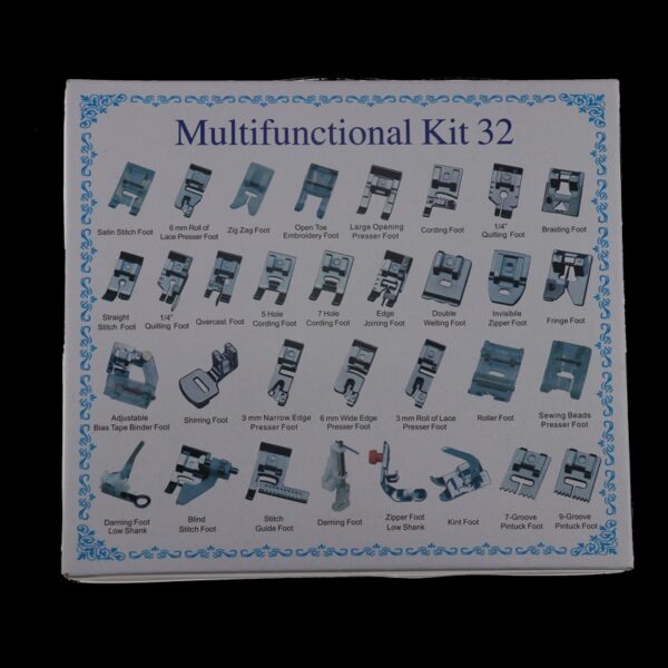 32/42Pcs Sewing Machine Accessories Knitting Blind Stitch Darning Presser Feet Kit Set For Brother Singer Janome