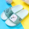 Cute Cartoon Animal Women Home Slippers Alpaca Unicorn Summer Bathroom Ladies Slides Non-slip Indoor Couples Shoes Flip Flops