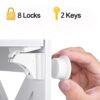 Magnetic Child Lock 4-12 locks+1-3key Baby Safety Baby Protections Cabinet Door Lock Kids Drawer Locker Security Magnetic Locks