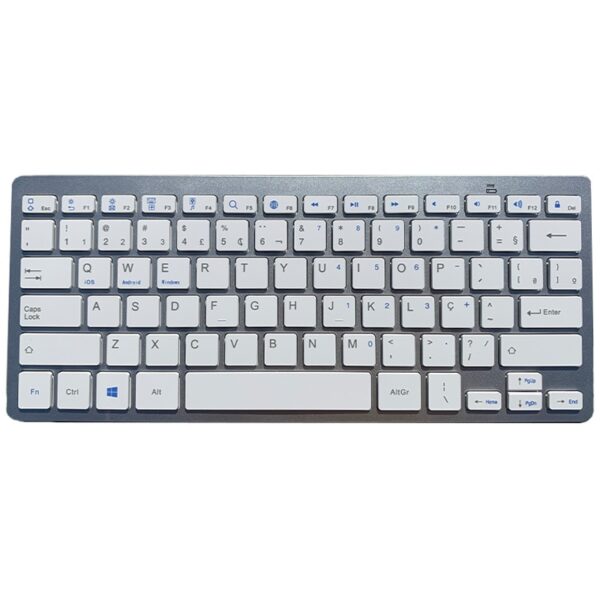 78 Keys Wireless Keyboard Bluetooth Ultra Slim Russian/German/Korean/Spanish/French/Arabic/Thai for iPad/Windows OS/Mac/Android