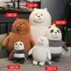 stand Bare Bear Plush Toys Children Stuffed Animals Cartoon figure Plush Doll Pillow Soft Cute Plush Stuff Birthday Gift Kids