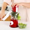 Vegetable Slicer Manual Kitchen Accessories Vegetable Chopper 3 in 1 Round Grater Cutter Potato Spiralizer Home Gadget Tool Item