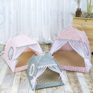 Pet bed for cat house cozy products for pet accessories nest comfy calming cat beds for small dogs chihuahua tent hammock