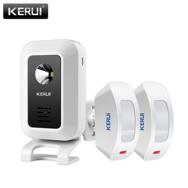 KERUI M7 Welcome Motion Sensor Security Alarm 32 Songs DoorBell Chime Wireless Smart Home LED Night Light Door Window Store Shop