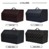 Multipurpose Collapsible Car Trunk Storage Organizer With Lid Portable Car Storage Bag Car Trunk Organizer