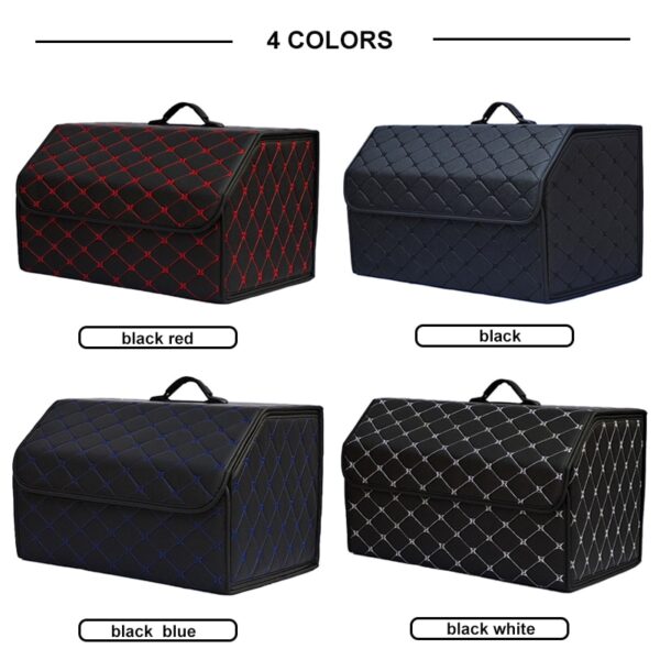 Multipurpose Collapsible Car Trunk Storage Organizer With Lid Portable Car Storage Bag Car Trunk Organizer