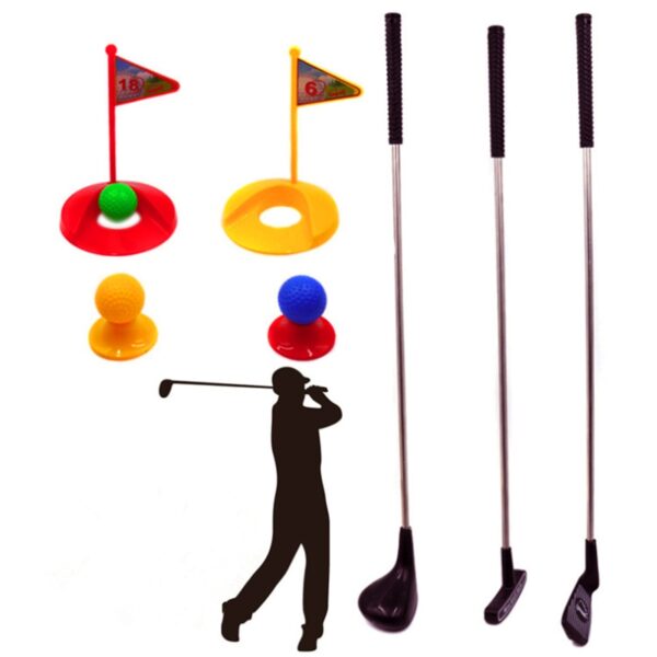 Golf Toy Set Sports For Kids Learning Active Toys Colourful Development Outdoor Play Sport Game For Children