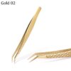 Eyelash Tweezers Excellent Closure Stainless Steel Lash Accessories Tweezers For 3D Volume Lash Extension Supplies Makeup Tools