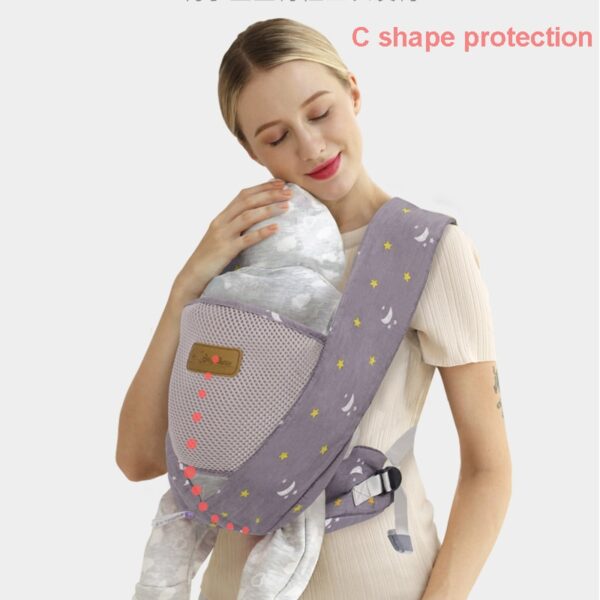 Baby front facing carrier X waiststool shape ergonomic travel kangaroo child C protection holder sling infant activity gear