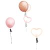 [shijuekongjian] Ballet Girl Dancers Wall Stickers DIY Cartoon Balloons Wall Decals for Kids Rooms Baby Bedroom House Decoration