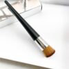 Foundation Full Coverage Fluid Brush #12 & Contour Brush No.15 - Professional Flawless Liquid Creamy Products Cosmetics Tools