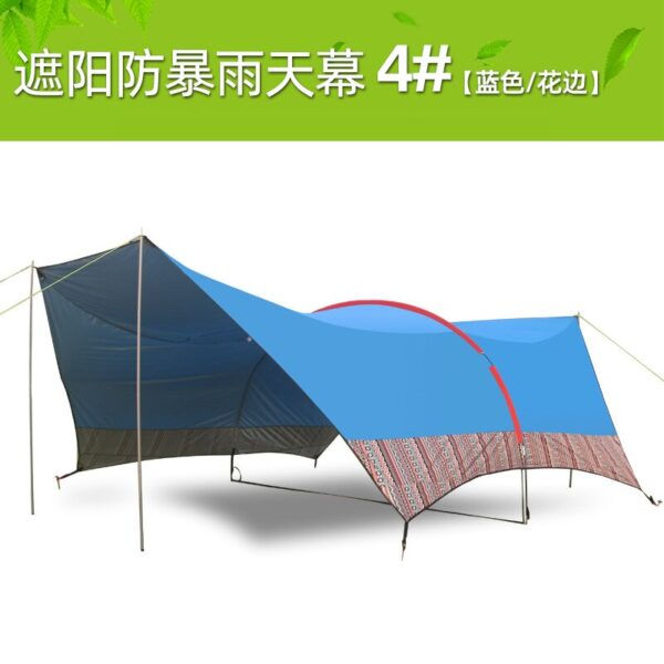 Ultralarge Anti-Uv Gazebo Summer Outdoor Super Large Camping Tent Canopy Tent Awning Advertising Tents Pergola Oxford Beach Tent