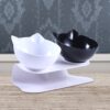 Non-slip Cat Double Bowls with Raised Stand Pet Food Water Bowls for Cats Dogs Feeders Pet Supplies Products Accessories Sale