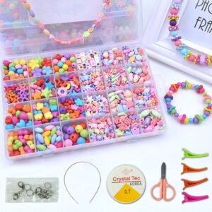 DIY Handmade Beaded Toy with Accessory Set Girl Weaving Bracelet Jewelry Making Toys Educational Toys for children Children Gift