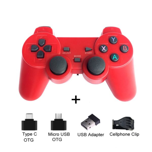 Wireless Gamepad For Android Phone/PC/PS3/TV Box Joystick 2.4G Joypad USB PC Game Controller For Xiaomi Smart Phone Accessories