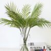 Plastic Artificial Palm Leaf Plants Green Desert Summer Decoration Tropical Fake Plant Garden Home Jungle Party Decor Wedding