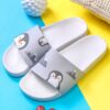 Cute Cartoon Animal Women Home Slippers Alpaca Unicorn Summer Bathroom Ladies Slides Non-slip Indoor Couples Shoes Flip Flops