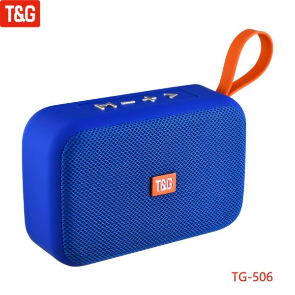 T&G TG506 Mini Bluetooth Speaker Wireless Portable Handhold Loudspeaker Fabric Stereo Small Subwoofer Support TF Card FM Radio