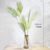 88 CM Green Artificial Palm Leaf Plastic Plants Garden Home Decorations Scutellaria Tropical Tree Fake Plants