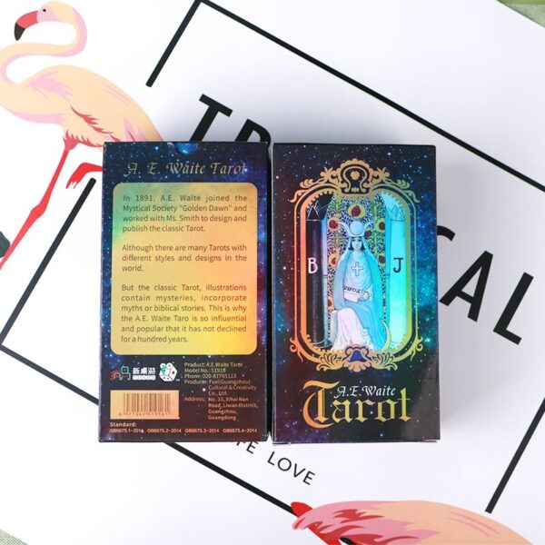 New Arrivals 1 set 78 Cards Tarot Deck Set Future Telling English Version Card Board Games Accessories таро for Adults