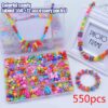 DIY Handmade Beaded Toy with Accessory Set Girl Weaving Bracelet Jewelry Making Toys Educational Toys for children Children Gift