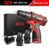 VVOSAI 12V 16V 20V Cordless Drill Screwdriver Electric Drill Power Tools Hand Drill 25+1 Torque Wireless Driver DIY Power Tools