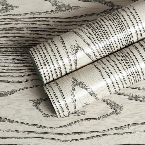 Wood Grain Wallpaper Self-adhesive Waterproof Wall Stickers Contact Papers Wardrobe Furniture Door Film Decor Home Improvement