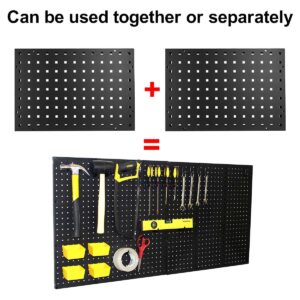 500x400mm Wall-Mounted Hardware Tool Hanging board Hole Plate Hook Parts Storage Garage Unit Shelving Tool Organize Box