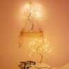 LED Night Light Mini Christmas Tree Copper Wire Garland Lamp For Home Kids Bedroom Decor Fairy Lights Luminary Holiday lighting