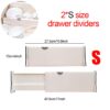 KHGDNOR Plastic Knife Block Holder Drawer Knives Forks Spoons Storage Rack Knife Stand Cabinet Tray Kitchen Cultery Organizer