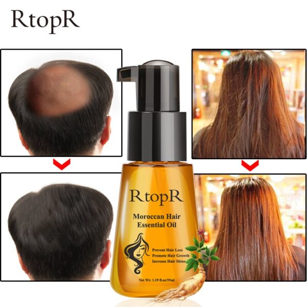 35ML Hair Essential Oil Multi-functional Hair Care Prevent Hair Loss Increase Hair Shine Treatments Repair Damaged Hair TSLM1