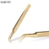 Eyelash Tweezers Excellent Closure Stainless Steel Lash Accessories Tweezers For 3D Volume Lash Extension Supplies Makeup Tools