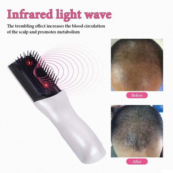 Infrared Laser Hair Growth Comb Hair Care Styling Hair Loss Growth Treatment Infrared Device Massager Brush Anti-Hair Loss
