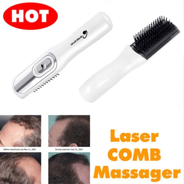 Infrared Laser Hair Growth Comb Hair Care Styling Hair Loss Growth Treatment Infrared Device Massager Brush Anti-Hair Loss