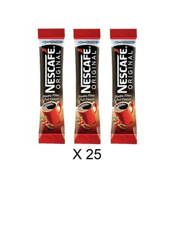 Nescafe Original Instant 1 Cup Coffee Sachets Sticks 10 25 50 100