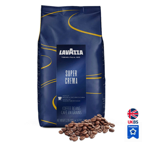 Lavazza Super Crema Espresso Coffee Beans 1kg 2.2lb 5% off on 4+ {New design}