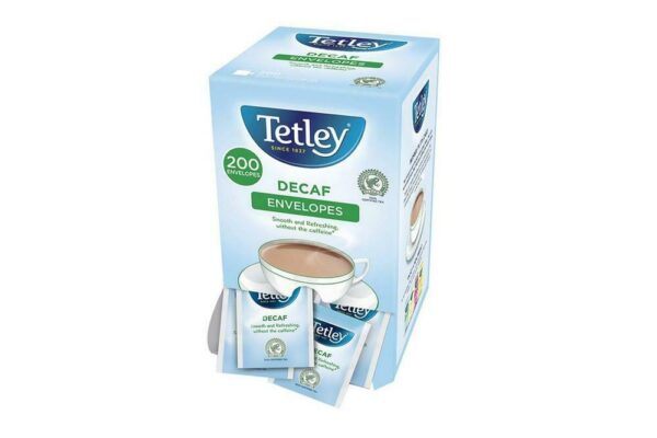 Tetley Tea Bags Sachets - Individual Enveloped Tagged Tea Bags - 100% Black Tea
