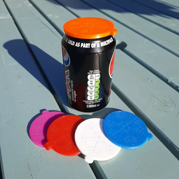 4PCS Soda Fizzy Pop Beer Cola Drink Can Lid Covers Toppers Beverage for Cans