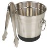 Stainless Steel Champagne Metal Party Bowl Wine Beer Ice Cooler Bucket With Tong