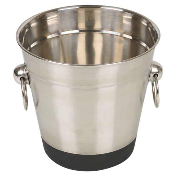 Stainless Steel Champagne Metal Party Bowl Wine Beer Ice Cooler Bucket With Tong