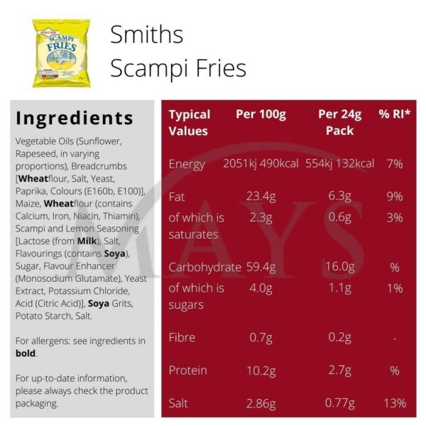 The AMaysing 12 Bag Pub Snack Card Scampi Bacon Fries Pork Scratchings/Crackling