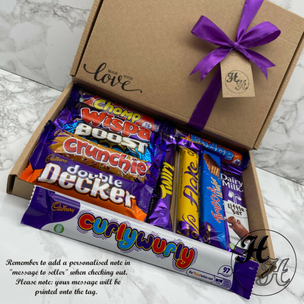 Personalised CADBURY Chocolate Hamper Gift Box Present Birthday Christmas