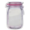 20X Reusable Mason Jar Bottles Bags Fresh Food Storage Bag Snacks Zipper Pouch