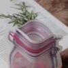 20X Reusable Mason Jar Bottles Bags Fresh Food Storage Bag Snacks Zipper Pouch