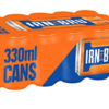 IRN-BRU Fizzy Drink Cans, 330ml Pack of 24